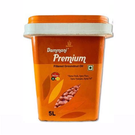 Dammani Groundnut (Moongfali) Oil Bucket 5 L – Quick Pantry