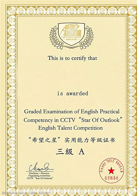国际证书