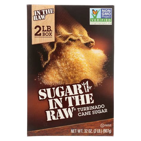 Sugar in the Raw Premium Turbinado Cane Sugar, Unprocessed Coarse Food ...