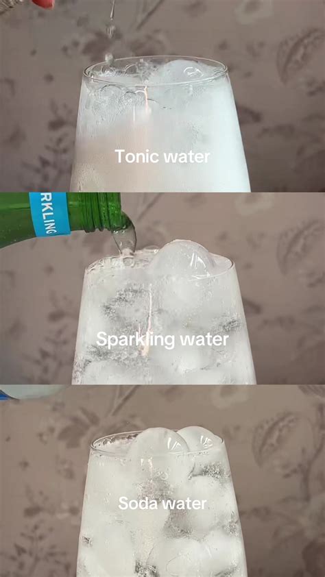 Diferencia entre agua con gas, agua tónica y soda | TikTok