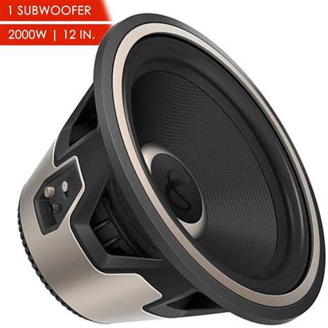 NFINITY KAPPA 1200W 12" CAR AUDIO SUBWOOFER W/ SELECTABLE 2 OR 4-OHM ...
