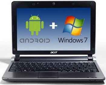 Acer introduces dual boot Aspire One D260 with Windows 7, Android 1.5 ...