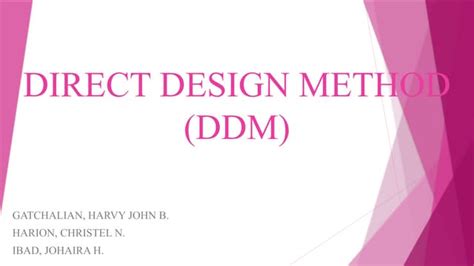 Image result for Direct Design Method with Safe