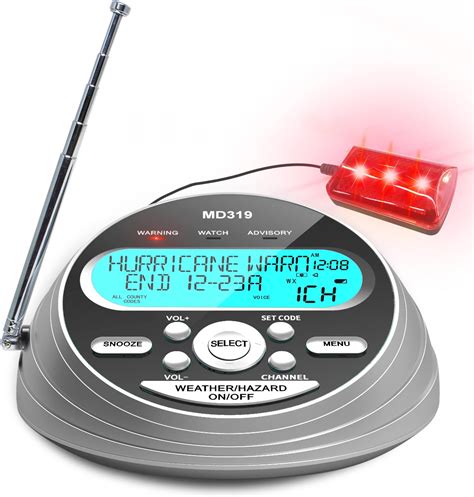 Amazon.com: Midland - WR400 Weather Radio Deluxe - NOAA Emergency Alert ...