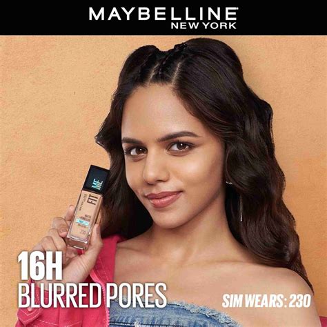 MAYBELLINE NEW YORK Fit Me Matte+Poreless Liquid Foundation (With Pump ...