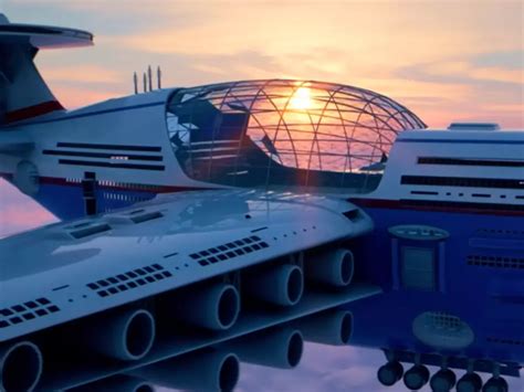 A Flying Hotel That Can Stay In The Sky For Years With 5,000 Guests ...