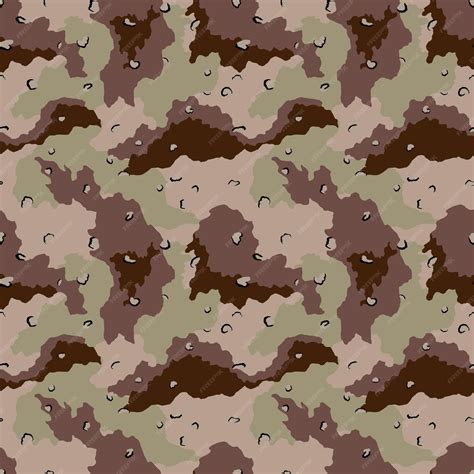 Desert storm camouflage seamless background pattern chocolate chip ...