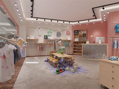 童装店铺设计|空间|展示设计 |知白空间设计 - 原创作品 - 站酷 (ZCOOL)