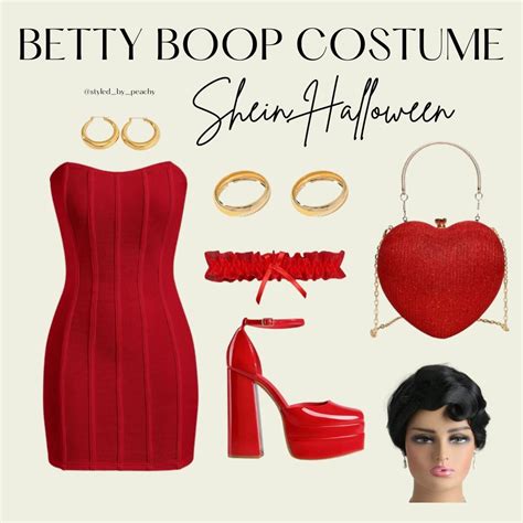 Red Betty Boop Halloween Costume