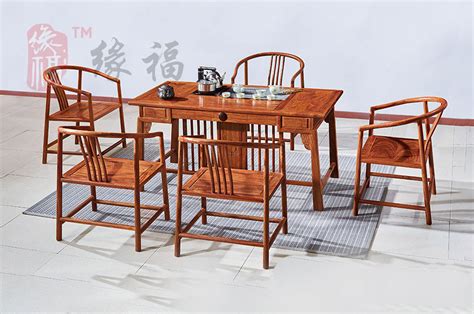 茶台系列 - 精品家具 - 缘福红木­-刺猬紫檀红木家具-新中式红木-新会红木家具品牌
