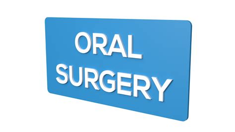 ORAL SURGERY Signage | ORAL SURGERY signboard