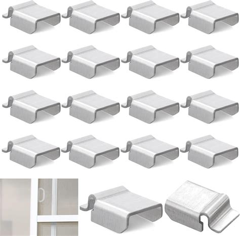 Yaocom 40 Pack Window Screen Spreader Bar Clips, Screen Retainer Clips ...