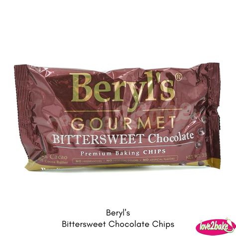 Beryl's Bittersweet Chocolate Chips 62% – Love2Bake Philippines
