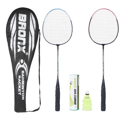 Buy Bronx Perfect-303, 2 Wide Body Badminton rackquets with 10 Nylon ...