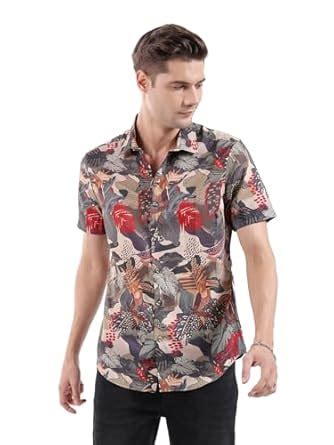 The Indian Garage Co Adult Men's Regular Fit Shirt (1021-SHDG118-13 ...