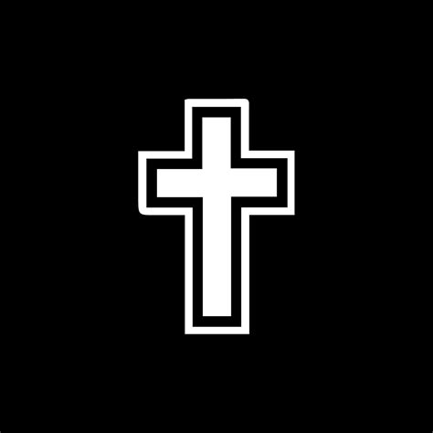 ISEE 360® Jesus Cross Vinyl Car Motorcycle Sticker Decals (8.60 cm x12 ...