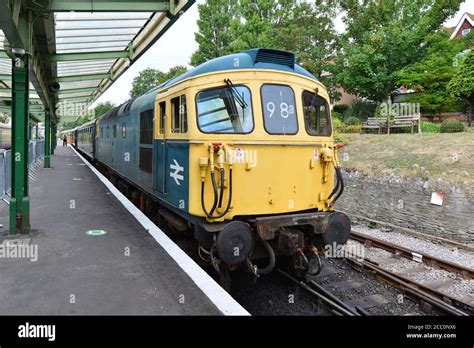 A class 33 Diesel locomotive Stock Photo - Alamy