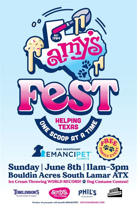 Thank you to Amy's Ice Creams "Amy's Fest" for choosing Emancipet as ...