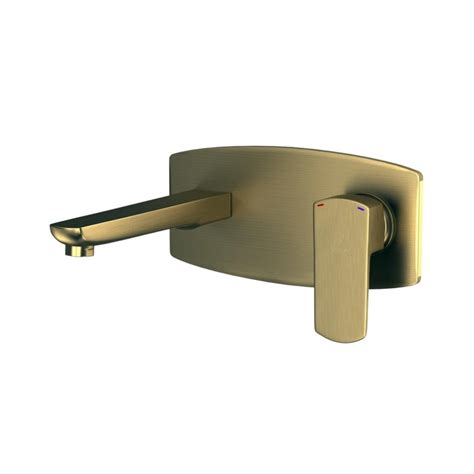 Jaquar Wall Mounted Basin Mixer Arc ARC-ABR-87433 - Antique Bronze on ...