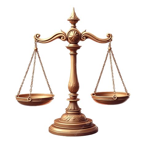 Scales Of Justice In Gold, Scales Of Justice, Scale Of Justice PNG Transparent Image and Clipart ...