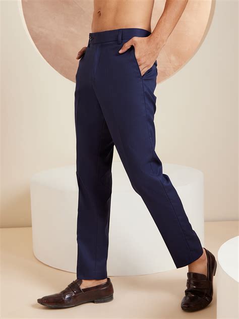 DENNISON Men Smart Tapered Fit Easy Wash Trousers – Dennison Fashion India