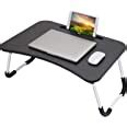 Sorfity Adjustable Folding Dormitory Lap Desk Portable Bed Laptop Table ...