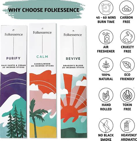 Incense Sticks Pack of 6 - AM to PM Healing – Folkulture India