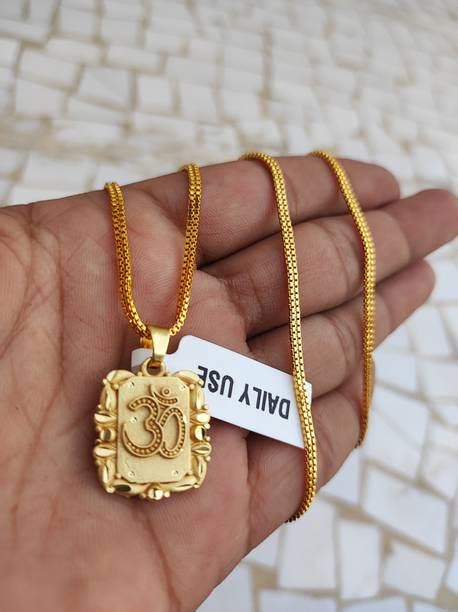 Om Pendant Gold - Buy Om Pendant Gold online at Best Prices in India ...