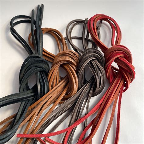Leather Laces - Best Genuine Leather Shoelaces for Boots