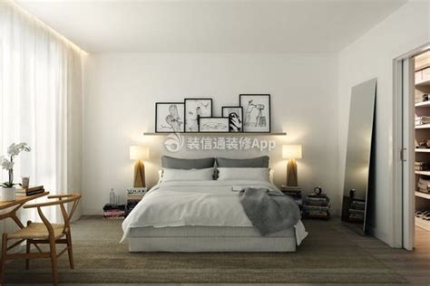 120平米现代欧式卧室室内装修设计效果图_装信通网效果图