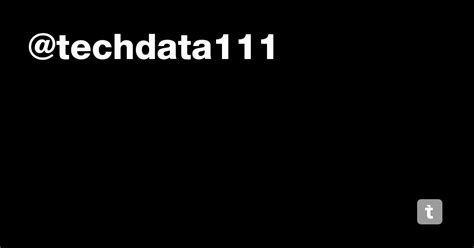 @techdata111 — Teletype