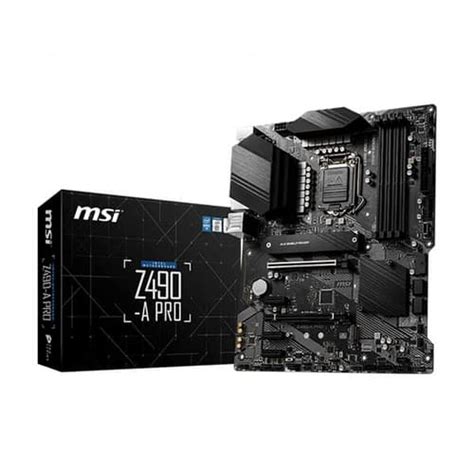 MSI Z490-A PRO 10th Gen Motherboard - mdcomputers.in