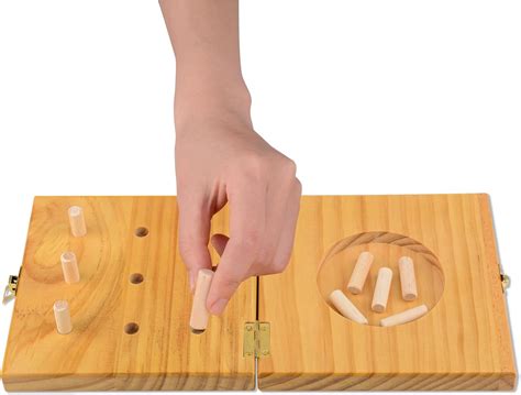 Ultrassist 9 Hole Wooden Pegboard for Occupational Therapy, Nine Hole ...