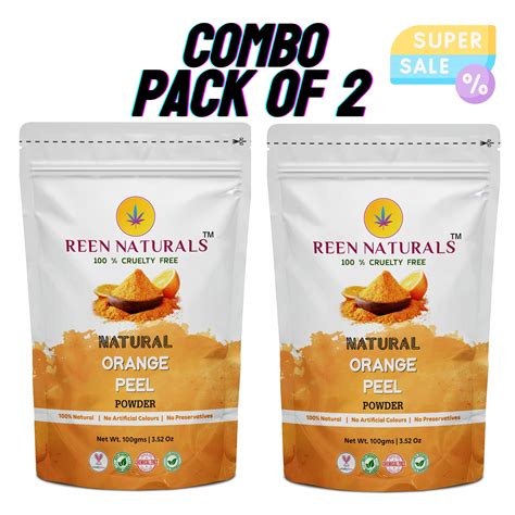 ORANGE TWIN PACK (2 x 100g) – Reen Naturals