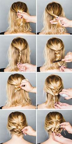 Hairstyles Step By Step For Medium Length Hair by 40 And Easy Updos For Medium Hair Hairstyles Step By Step For Medium Length Hair