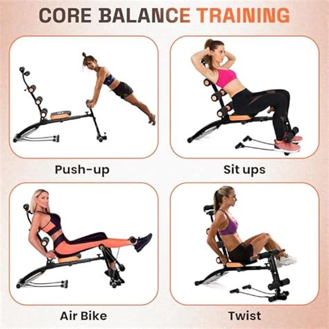PERZOE 6-In-1 Ab Machine, Multi-Functional Adjustable Ab India | Ubuy