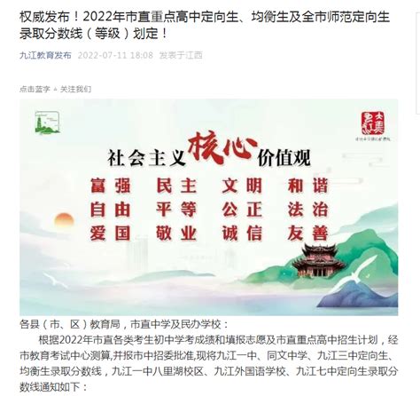 2021年江西各大学录取分数线及位次一览表（2022年参考）