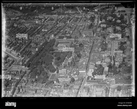 An aerial photograph of 's Gravenhage (The Hague), taken between 1920 ...