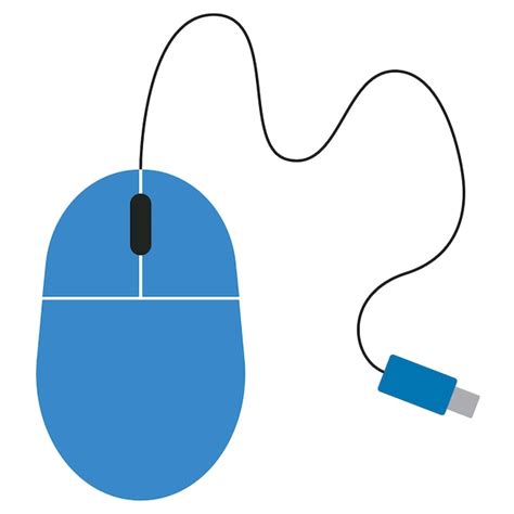 Blue Computer Mouse Vector 的图像结果
