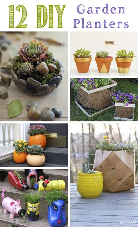 Homemade Garden Planters 的图像结果