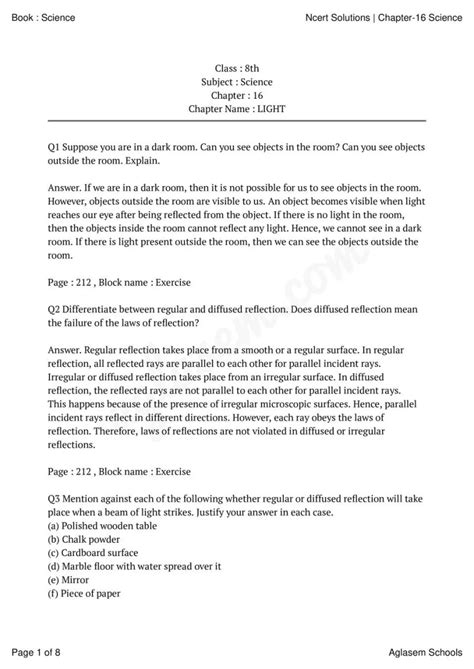 Class 8 Lesson 16 Activity Science 的图像结果