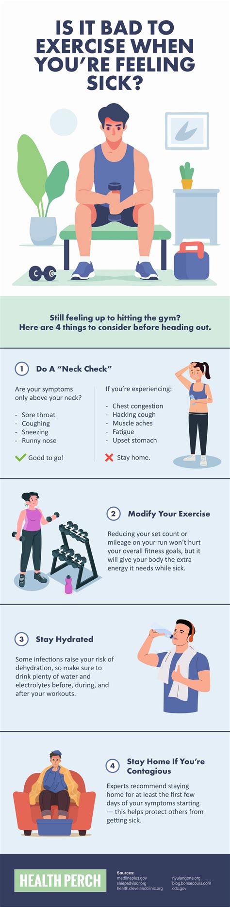 Should You Workout When Sick