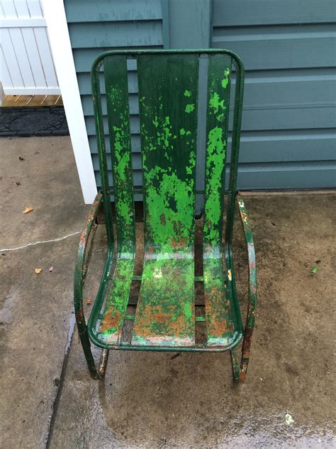 Lloyd Vintage Metal Chair | Metal lawn chairs, Old metal chairs ...