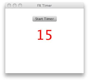 Image result for Timer JavaFX App