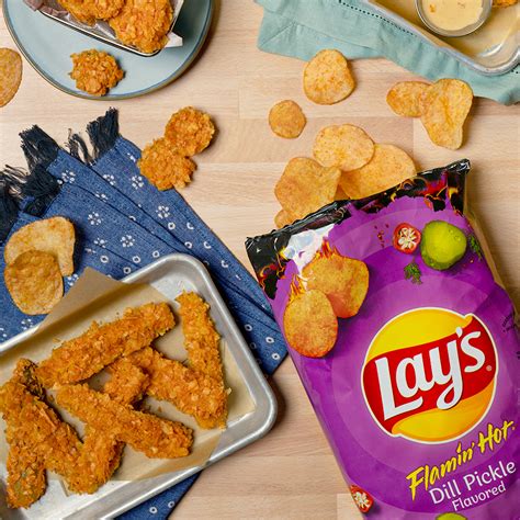 Lay’s® Flamin’ Hot® Dill Pickle Crusted Pickles | Tasty Rewards
