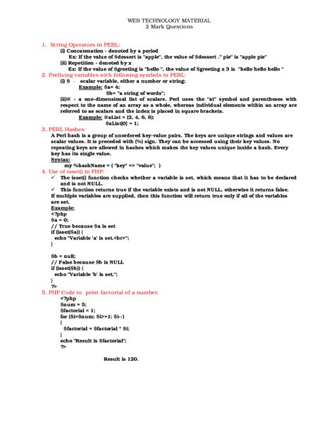 1902CS602 Web Technology Materials - WEB TECHNOLOGY MATERIAL 2 Mark ...