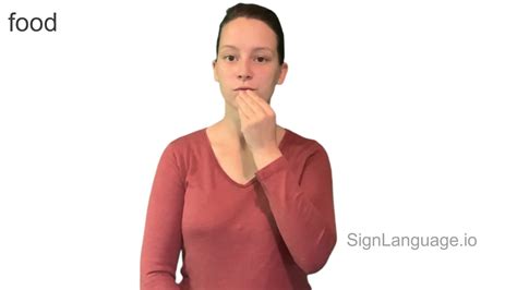 How to Sign Food in ASL 的图像结果