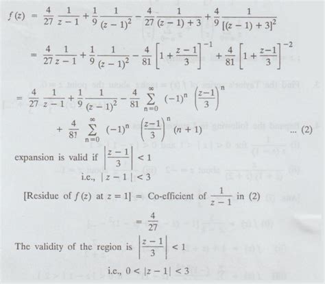 Problems based on Taylor's and laurent's series - Solved Example Problems