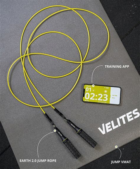 This weighted jump rope comes with swappable handle weights to boost ...