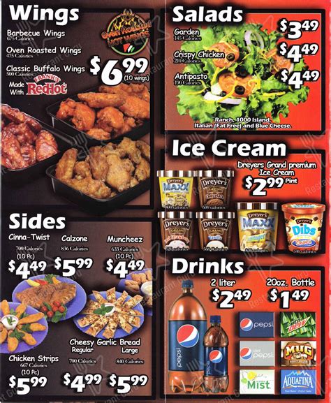 Menu at Pizza Guys pizzeria, Chico, Cohasset Rd